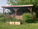Zahradní pergola se šikmou střechou EXCELENT