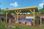 Zahradní pergola se šikmou střechou EXCELENT